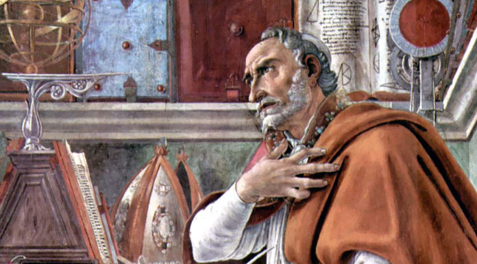 “Sant’Agostino” di Ernesto Buonaiuti Sant’Agostino nello studio. Sandro Botticelli