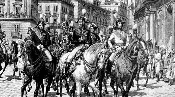 “Il Parlamento nazionale napoletano per gli anni 1820 e 1821” di Vincenzo Fontanarosa Rientro in Napoli di Ferdinando I nel 1821, scortato dalle truppe austriache