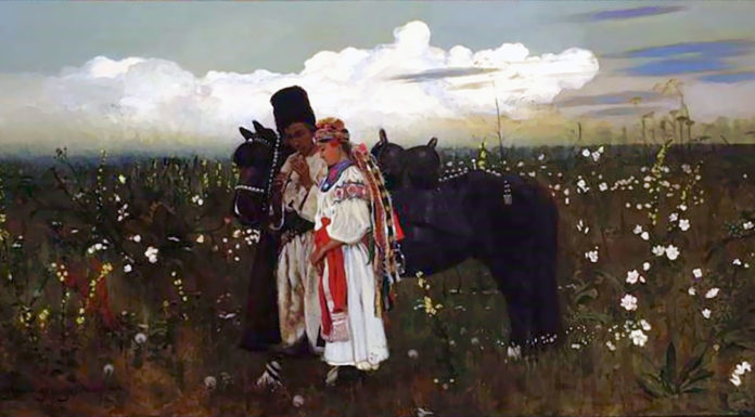 Čajkovskij. Dumka, Op. 59 Jarema’s dumka (1879), a painting by Stanisław Masłowski in the National Museum in Warsaw.