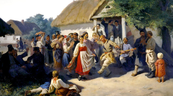 “Suite di danze, Sz. 77” di Béla Bartók Round Dance in the Kursk Governorate. Konstantin Trutovsky