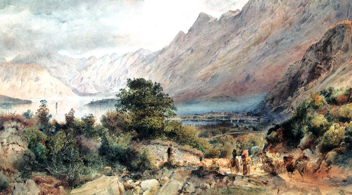 “I popoli balcanici” di Oscar Randi The Bay of Cattaro in Dalmatia. Rudolf von Alt