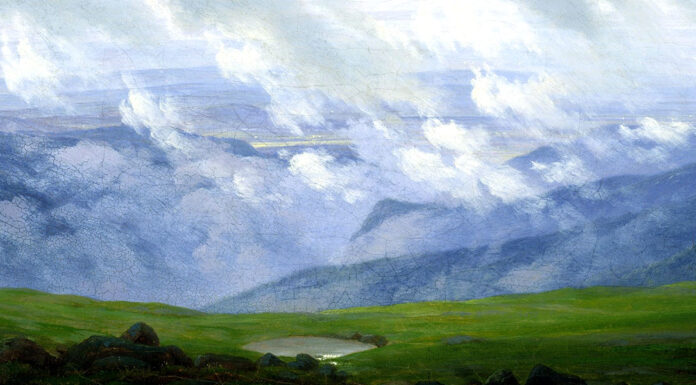Robert Schumann. Opera 44 Drifting Clouds. Caspar David Friedrich