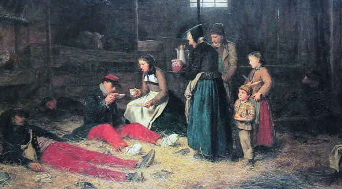 “Croce rossa e croce di ferro” di Axel Munthe Die Bourbakis. Albert Anker