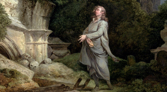 Nuovo ePub. “Storia di un’anima” di Giacomo Leopardi "A Philosopher in a Moonlit Churchyard (1790)" di Philip James de Loutherbourg (1740–1812)