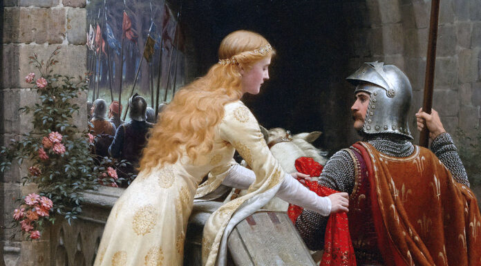 “Ivanhoe” di Walter Scott "God Speed!" di Edmund Blair Leighton