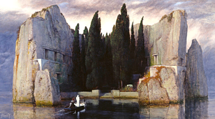 Nuovo ePub. “Dei sepolcri” di Ugo Foscolo Arnold Böcklin, L’isola dei morti, terza versione (1883); olio su pannello, 80×150 cm, Alte Nationalgalerie, Berlino
