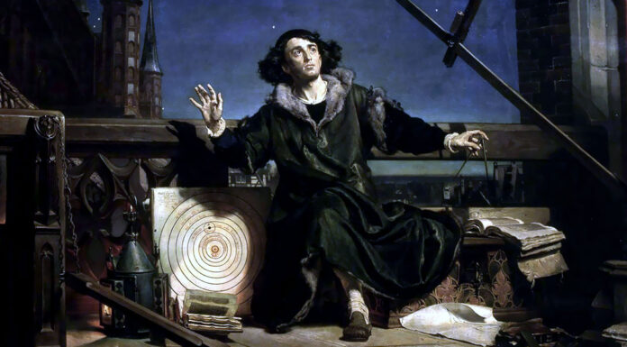 “Astronomia” di Joseph Norman Lockyer Astronomer Copernicus, conversation with God. Jan Matejko