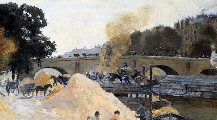 “Parigi” di Émile Zola The Banks of the Seine in Paris, Pont Marie, Quai d’Anjou. Camille Pissarro