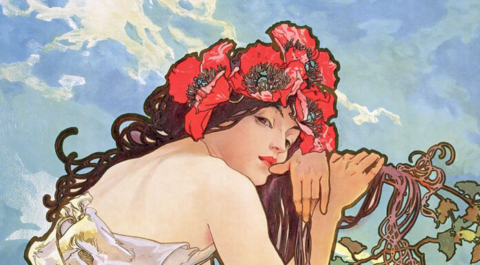 “Natura ed altre prose selvatiche” di Carlo Linati Estate. Alfons Mucha, 1896