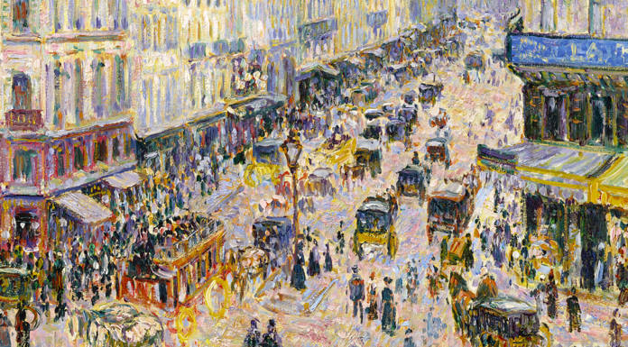 “Né mosche, né zanzare” di Gherardo Gherardi La Rue Saint-Lazare, temps lumineux. Camille Pissarro