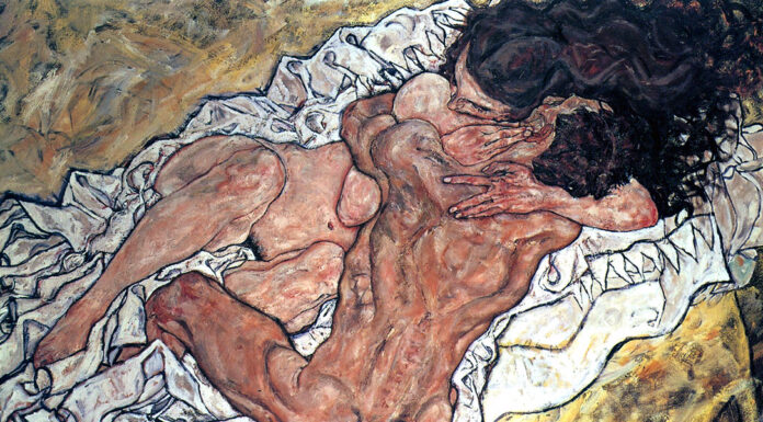 “La gioia di uccidere” di Gerolamo Lazzeri The Embrace. Egon Schiele
