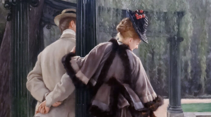 “La figlia” di Bruno Frank Quarrelling. James Tissot (c.1876)