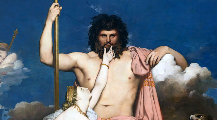 “La contesa de’ numi” di Pietro Metastasio “Giove e Teti” di Jean-Auguste-Dominique Ingres