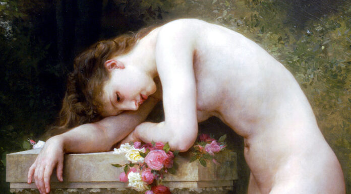 “Due saggi sulla filosofia dell’amore” di Vladimir Sergeevič Solov’ëv Elegia, dipinto di William-Adolphe Bouguereau, 1899