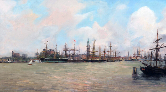 Telemann. Ouverture-Suite Robert Mols. The harbor of Hamburg