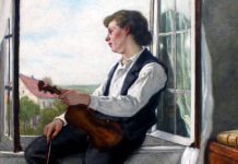 “Il violinista” di Francesco Pastonchi The Violinist at the Window. Otto Scholderer