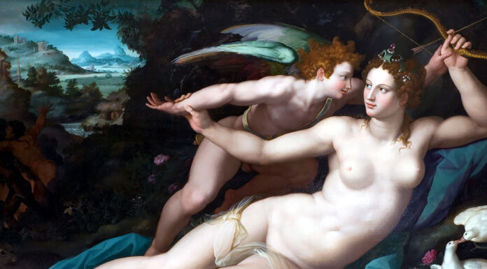 “Il trionfo d’amore” di Pietro Metastasio Venere e Amore. Alessandro Allori