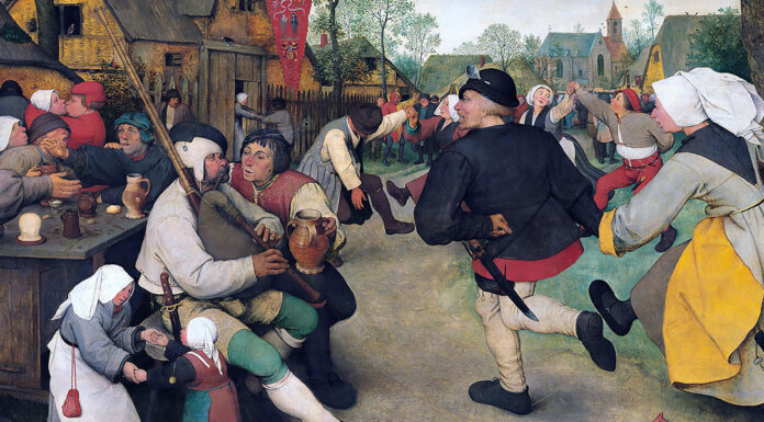 “Saggio di ricerche sulla satira contro il villano” di Domenico Merlini Danza di contadini, 1568 circa. Pieter Bruegel il Vecchio