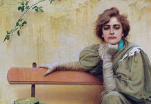 “La donna nella società moderna” di Teresa Labriola Dreams. Vittorio Matteo Corcos