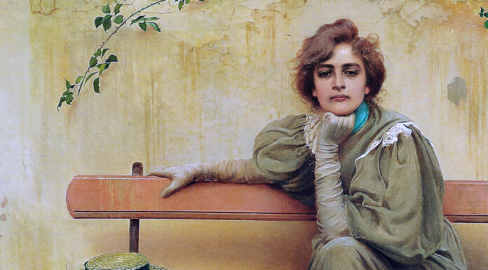 “La donna nella società moderna” di Teresa Labriola Dreams. Vittorio Matteo Corcos