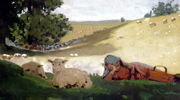 “La Mea di Polito” di Jacopo Lori Warm Afternoon (Shepherdess), Winslow Homer (1878)