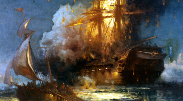 Nuovo ePub. “Le tigri di Mompracem” di Emilio Salgari Burning of the Frigate Philadelphia in the Harbor of Tripoli. Edward Moran