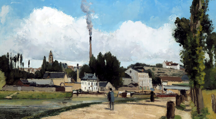 “Alleluja” di Marco Praga Camille Pissarro. Bords de l’Oise a Pontoise