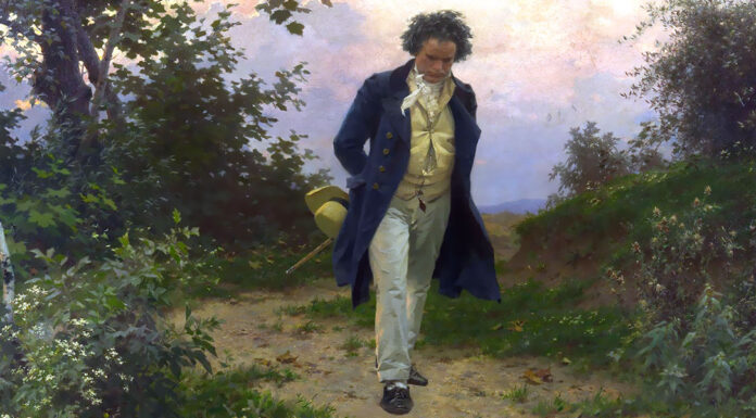Beethoven. “Sinfonia n° 9” Beethoven’s walk in nature, by Julius Schmid