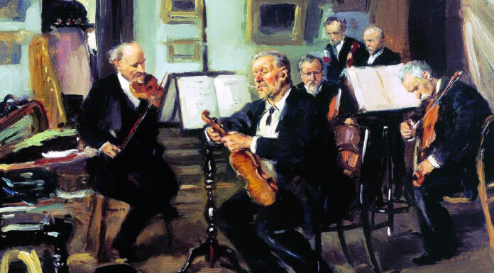 “Storia della musica” di Alfredo Untersteiner Musical Evening, Vladimir Makovsky (1906)