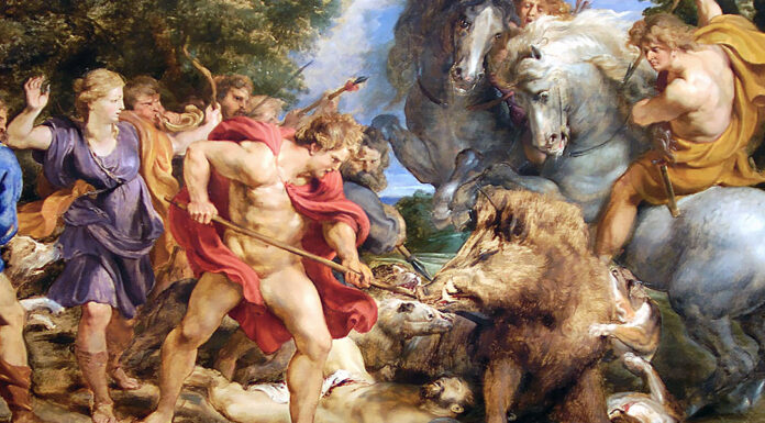 “Il sogno” di Pietro Metastasio Peter Paul Rubens, La caccia al cinghiale calidonio, 1641