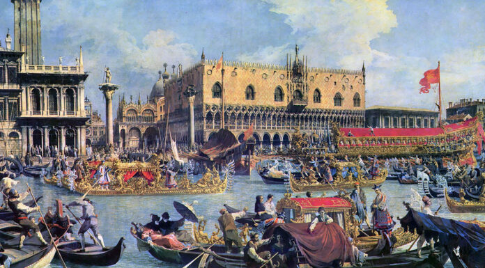 “Sonata n° 2 in La maggiore, RV 31” di Antonio Vivaldi Il Bucintoro di ritorno al Molo il giorno dell’Ascensione. Canaletto