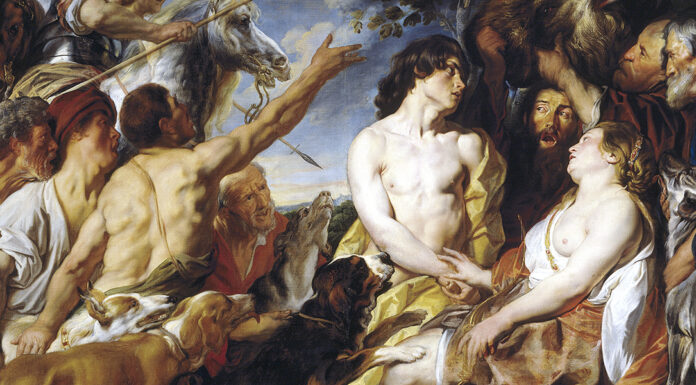 “La corona” di Pietro Metastasio Meleager and Atalanta. Jacob Jordaens