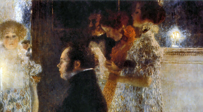 “An Sylvia” di Franz Schubert Schubert at the Piano. Gustav Klimt