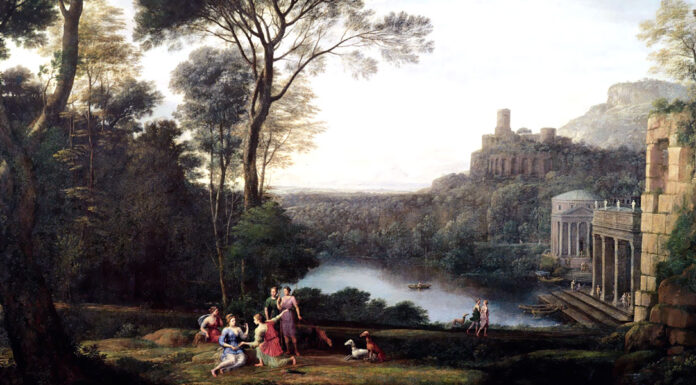“Egeria” di Pietro Metastasio Landscape with the Nymph Egeria. Claude Lorrain