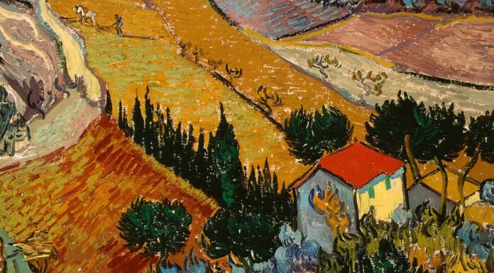 “Prima che il gallo canti” di Cesare Pavese Landscape with House and Ploughman, Vincent van Gogh