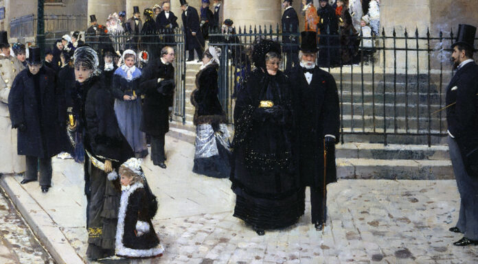 “Tutti i miei peccati” di Francesco Jovine Sunday at the Church of Saint-Philippe-du-Roule, Paris. Jean Béraud