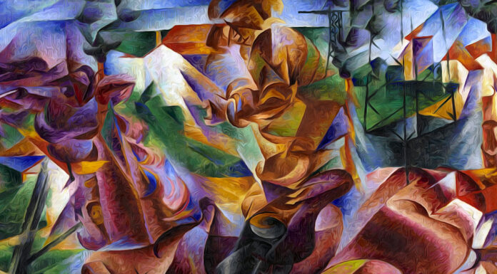 “Chi fu?” di Luigi Pirandello Elasticity, Umberto Boccioni (1912)
