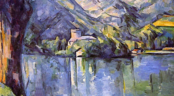 “L’occhio del lago” di Tullio Giordana The Lac d’Annecy, Paul Cezanne (1896)