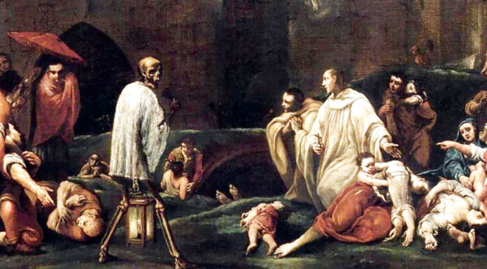 “La peste nel racconto del Manzoni e le idee di un medico lombardo” di Carlo Del Lungo L’intercessione del Beato Bernardo Tolomeo per la Conclusione della Peste a Siena