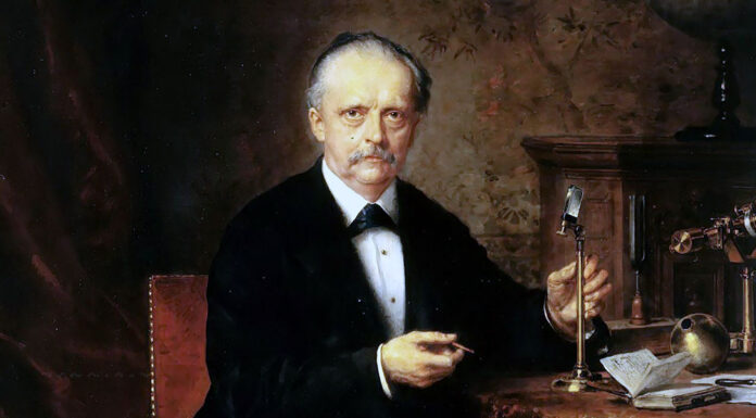 “Goethe ed Helmholtz” di Carlo Del Lungo Portrait of the Physicist Hermann von Helmholtz. Ludwig Knaus
