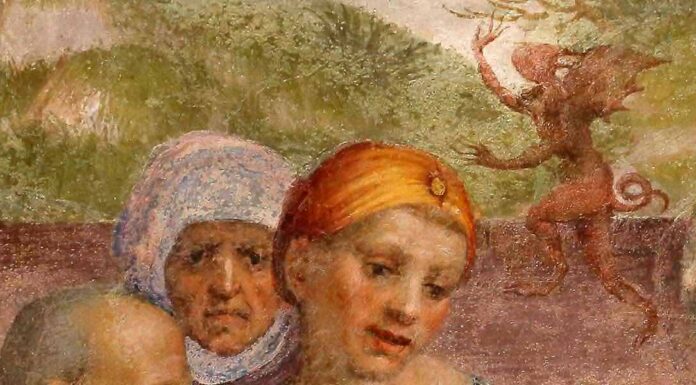 “Il diavolo nell’ampolla” di Adolfo Albertazzi Andrea del Sarto liberazione di un'indemoniata