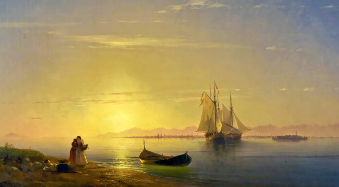 “Le parlate italiane della Venezia Giulia e della Dalmazia (1920)” di Matteo Giulio Bartoli The shores of Dalmatia, Ivan Aivazovsky (1948)