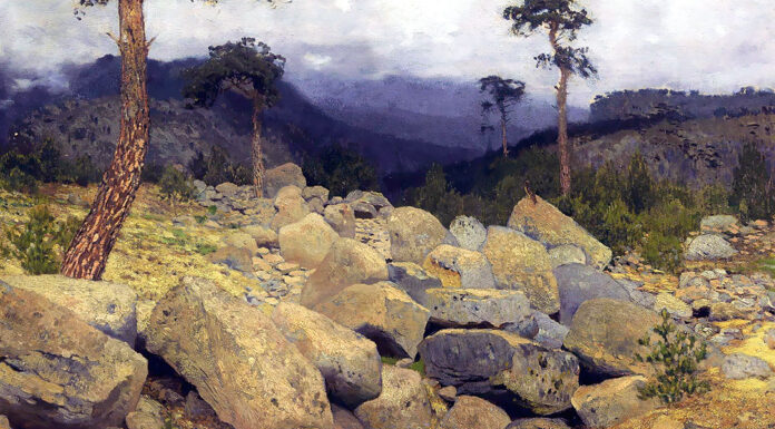 “Lettere odeporiche” di Angelo Gualandris In the Crimea Mountains, Isaac Levitan (1886)