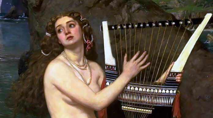 “Partenope” di Pietro Metastasio The Siren by Edward John Poynter (1864)