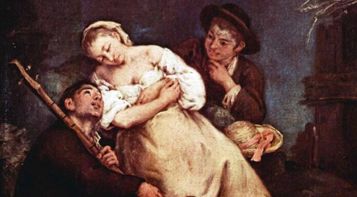 “Fatale influsso” di Luigi Capuana Donna che dorme di Pietro Longhi - Pubblico Dominio