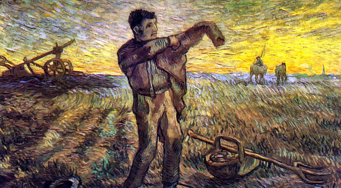 “Lavorare stanca” di Cesare Pavese Evening. The End of the Day (after Millet). Vincent van Gogh