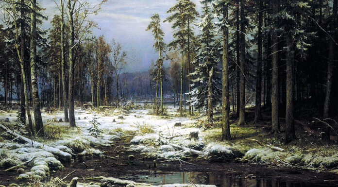 Čajkovskij. “Sinfonia n° 1, Op. 13” First snow. Ivan Shishkin