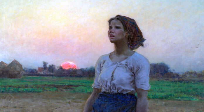 “Angiola Maria” di Giulio Carcano The Song of the Lark, Jules Breton (1884)