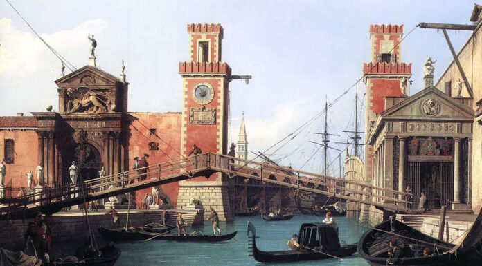 Il re Teodoro in Venezia “Chiesa della Madonna dell’Arsenale” di Canaletto