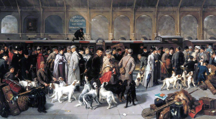 “Il giro del mondo in 80 giorni” di Jules Verne Going north, King Cross 1893. George Earl